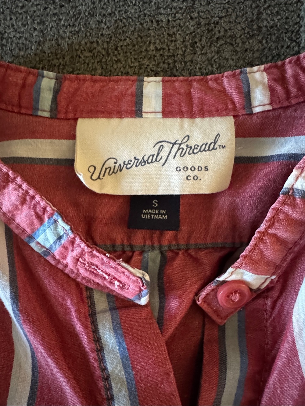 Universal Thread Striped Button-Up Top - Picture 5 of 6